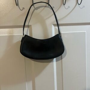 Guess Black Mini Crescent Shoulder Bag